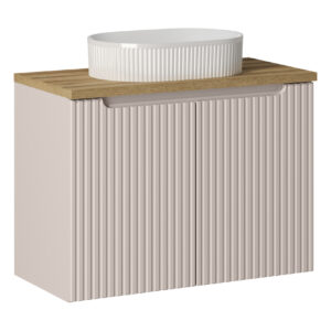 Comad Koupelnová skříňka s deskovým umyvadlem SET-NOC B OAK 80 kašmír/dub coast evoke