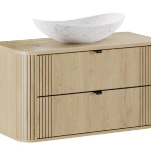 Comad Koupelnová skříňka s deskovým umyvadlem SET-OVC B CREMONA 100 dub cremona