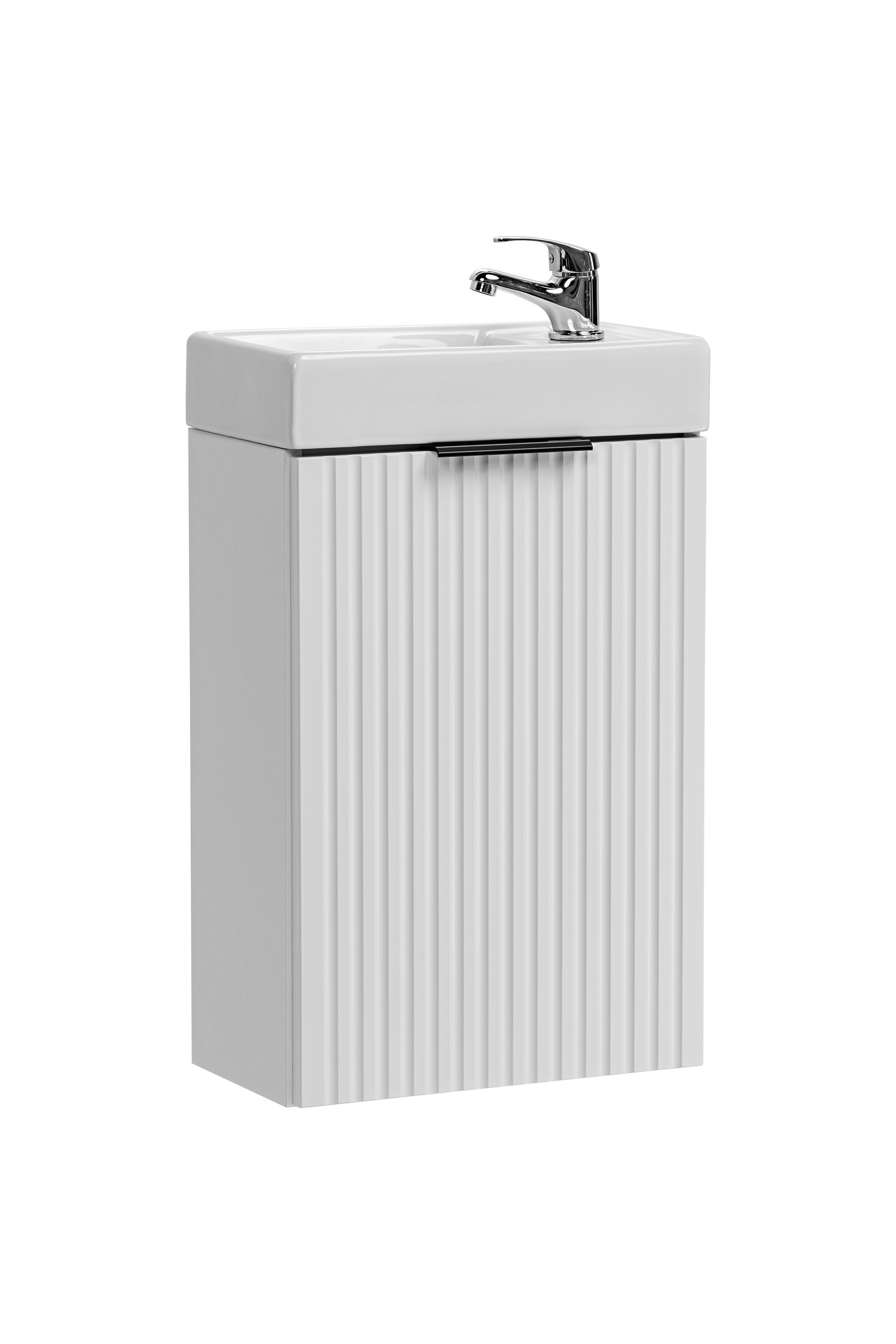 Comad Koupelnová skříňka s keramickým umyvadlem Adel White 40 cm - bílá