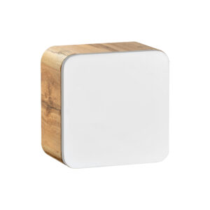 Comad Koupelnová skříňka závěsná horní Qubik Aruba White 35 dub craft/bílá