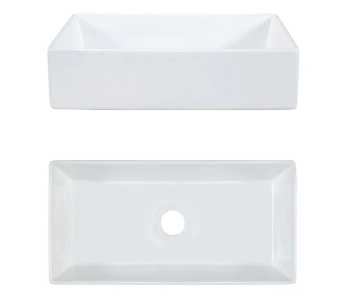 Comad Závěsná skříňka Line Reed Green Gaja s deskou a umyvadlem 60 cm zelená/dub casella - Obrázek 2