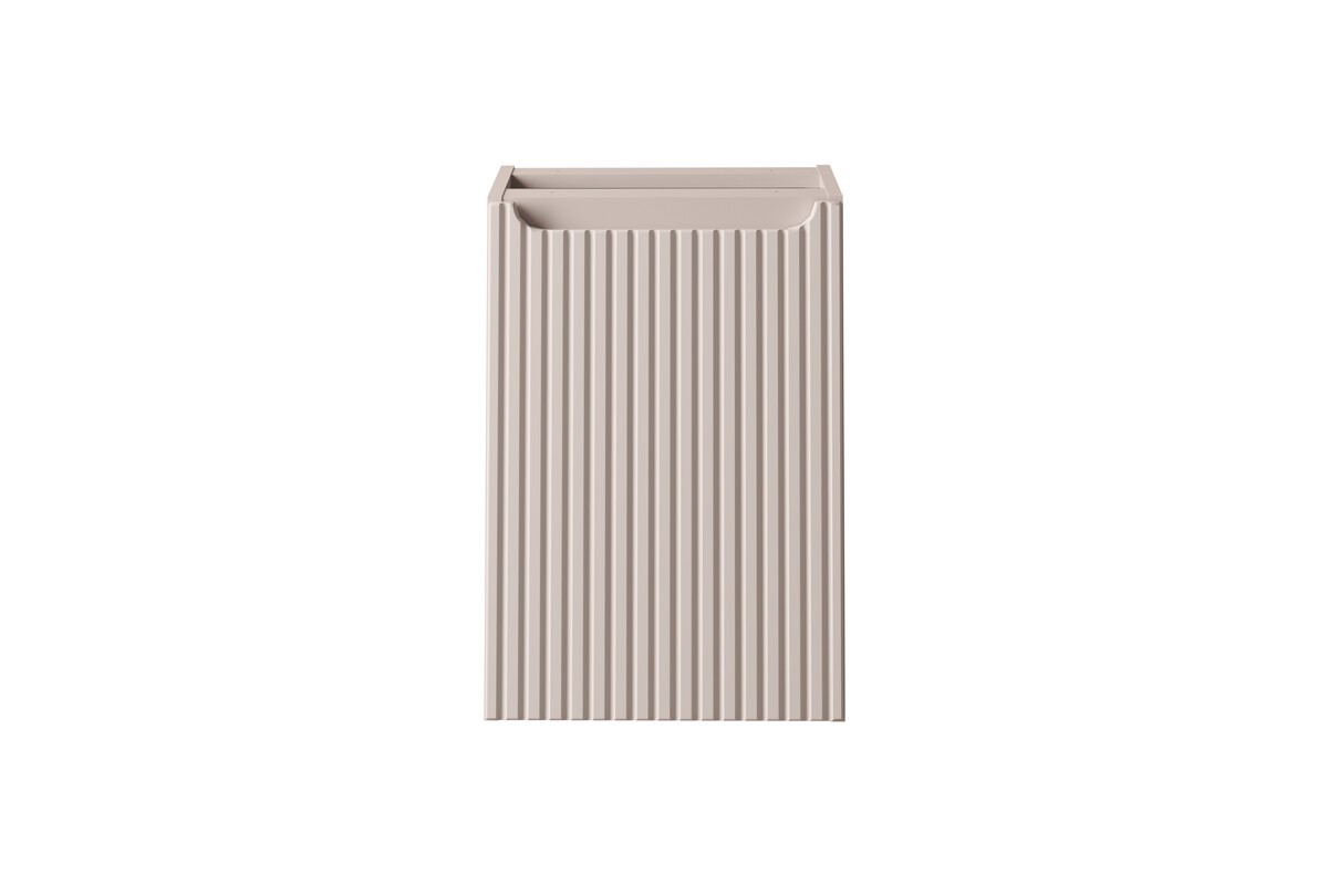 Comad Závěsná skříňka pod umyvadlo Nova Cashmere s deskou a košem na prádlo 100 cm kašmírová/dub casella - Obrázek 2