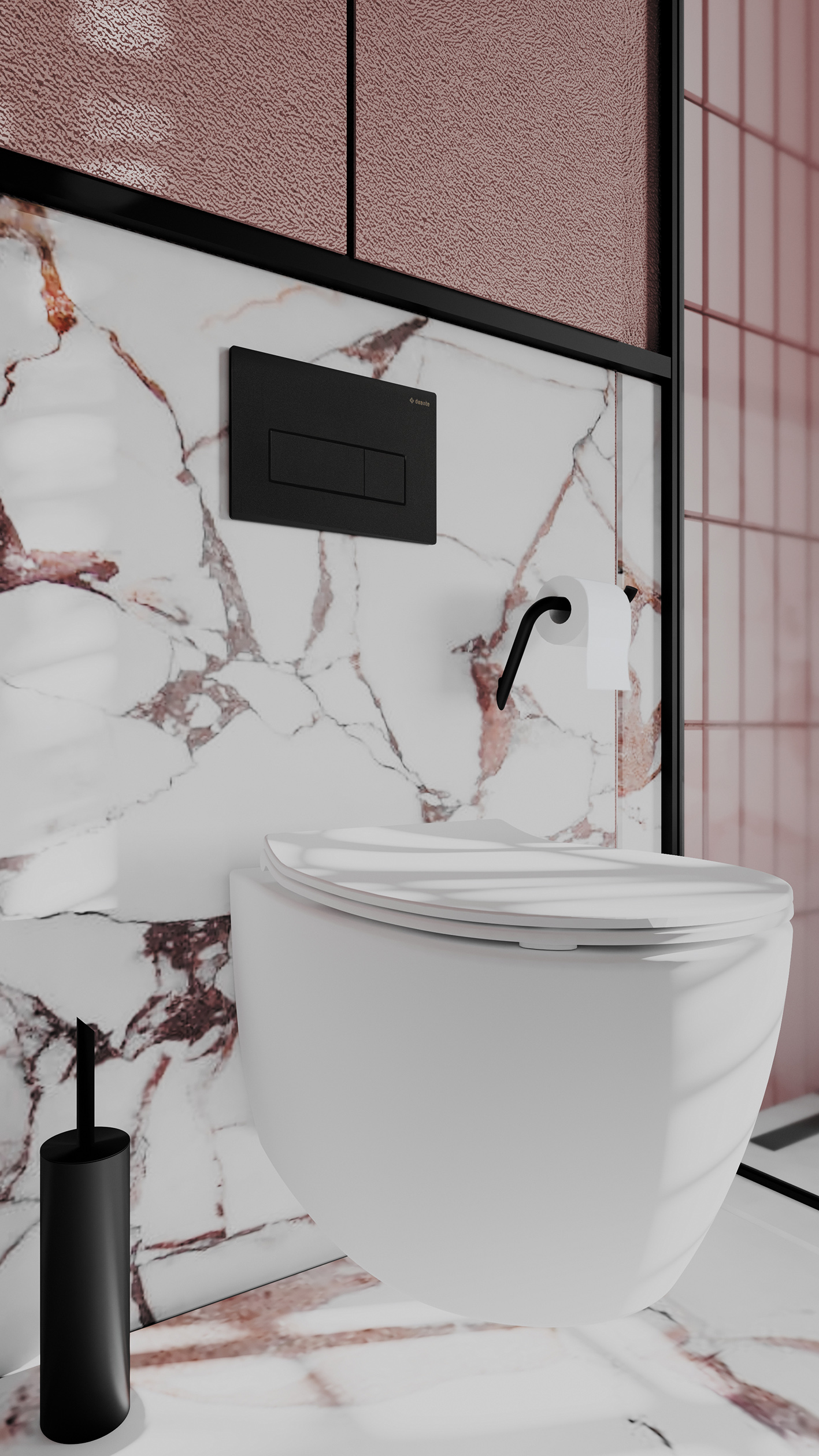 Deante WC štětka Silia - ADI N712 - Obrázek 2