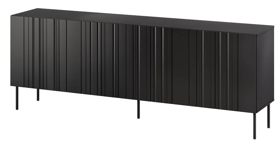 HALMAR Komoda Isla 200 cm I černá