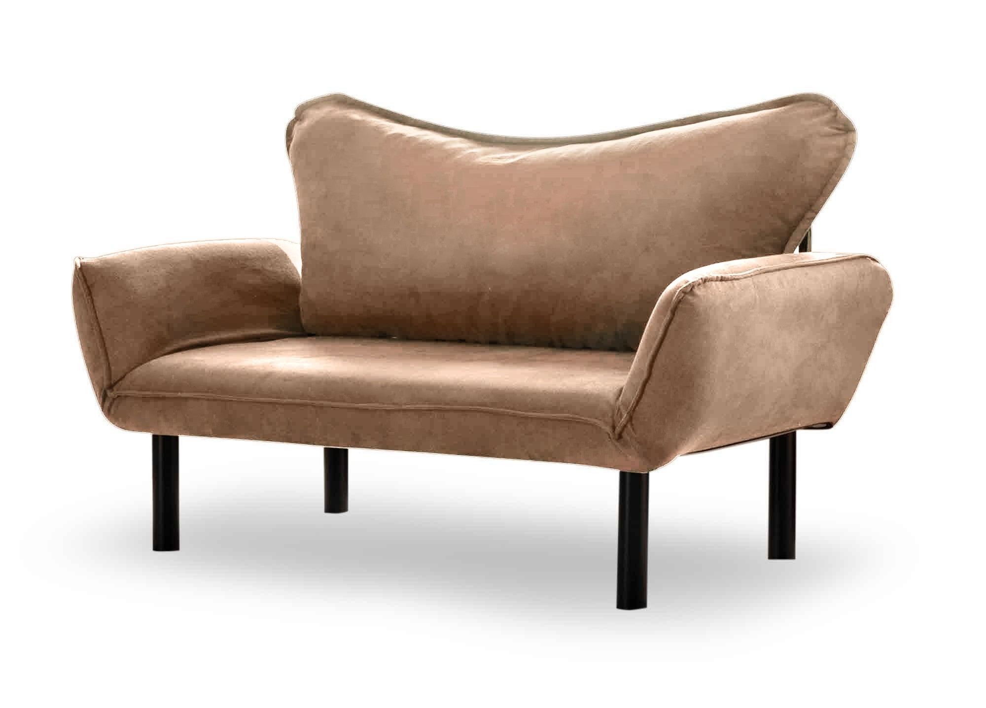 Hanah Home Dvoumístná pohovka Chatto 150 cm světle hnědá