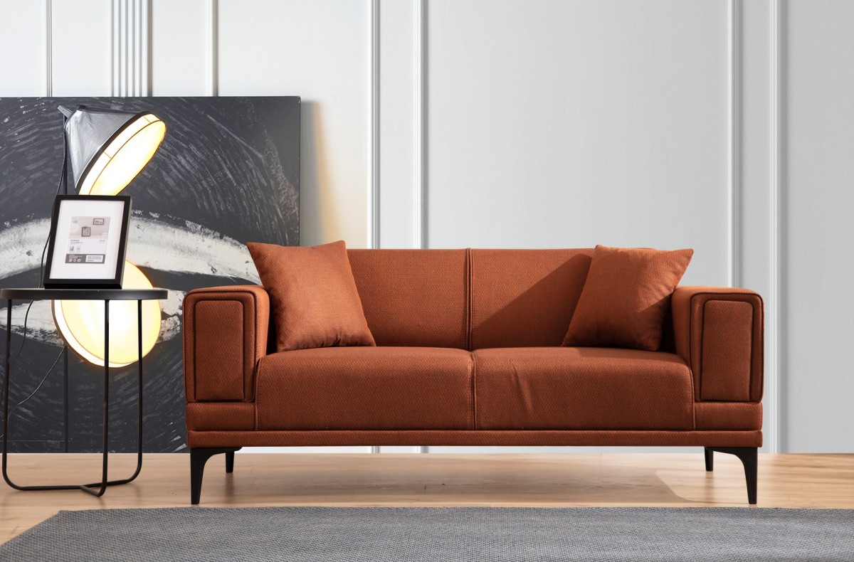 Hanah Home Dvoumístná pohovka Horizon 170 cm cihlová - Obrázek 2