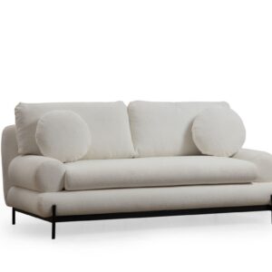 Hanah Home Dvoumístná pohovka Livorno 188 cm bílá