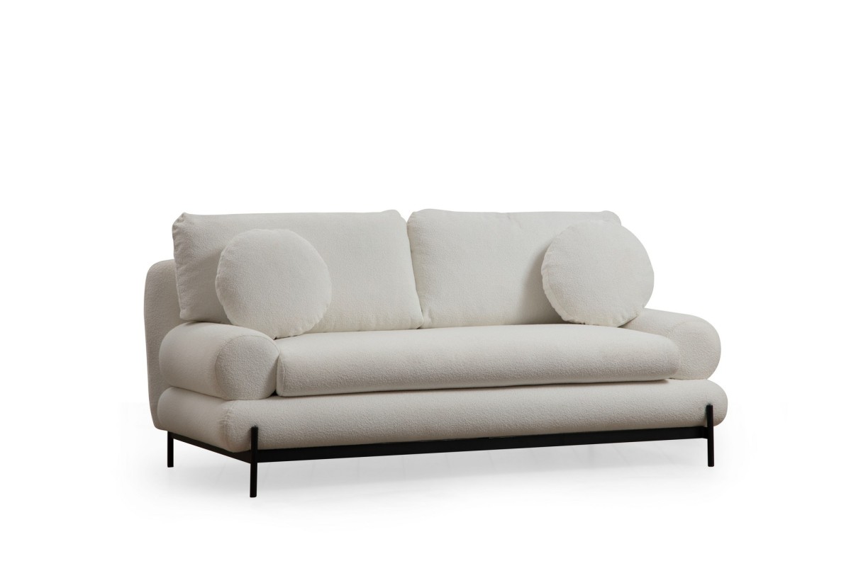Hanah Home Dvoumístná pohovka Livorno 188 cm bílá