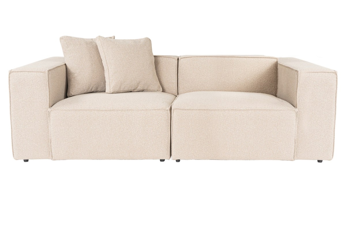 Hanah Home Dvoumístná pohovka Lora 220 cm broskvová