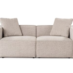 Hanah Home Dvoumístná pohovka Lora 220 cm mocha
