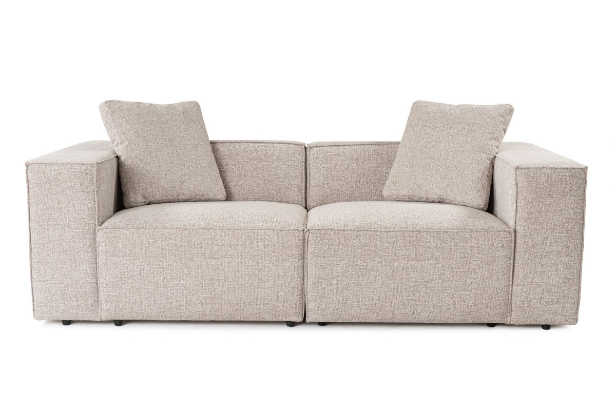 Hanah Home Dvoumístná pohovka Lora 220 cm mocha