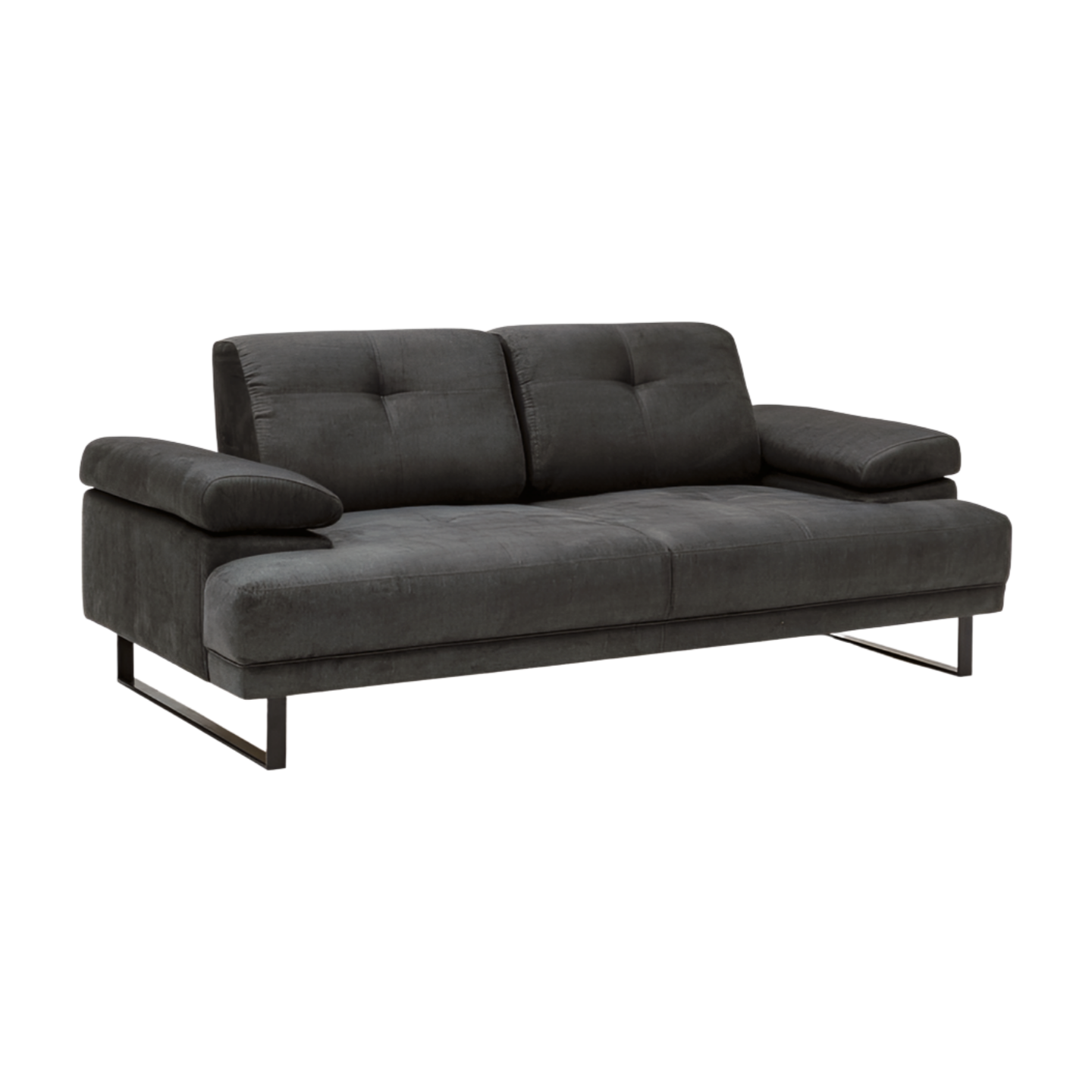 Hanah Home Dvoumístná pohovka Mustang 199 cm antracitová