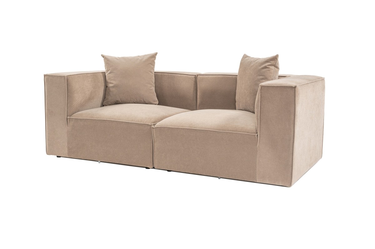 Hanah Home Dvoumístná pohovka Sora 220 cm cappucino