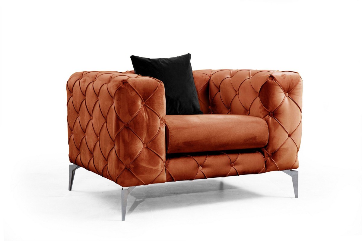 Hanah Home Křeslo Como oranžové