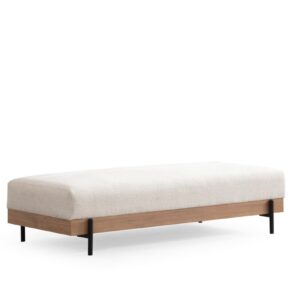 Hanah Home Taburet ETI 158 cm bílý/dub přírodní