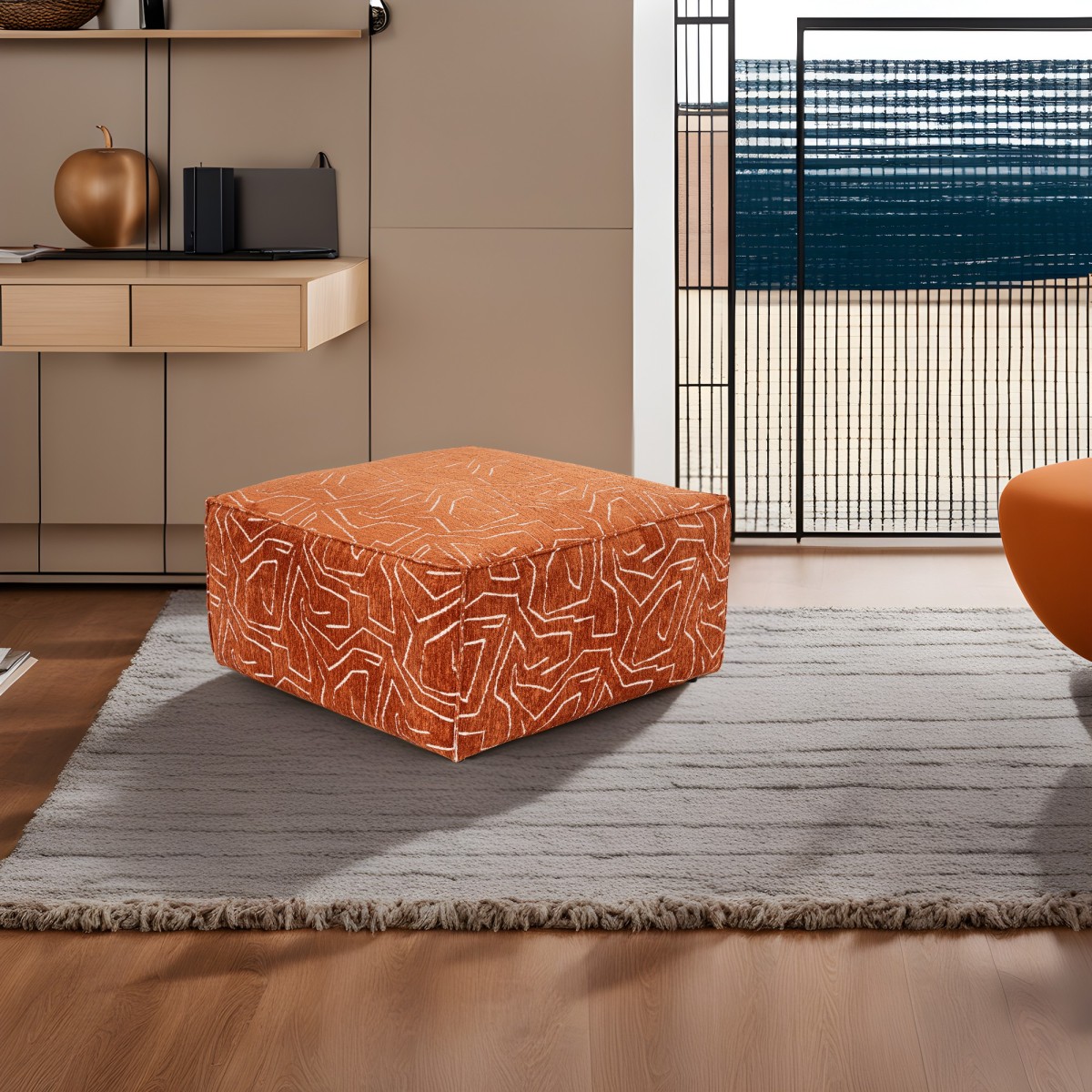 Hanah Home Taburet LORA 85 cm oranžový - Obrázek 2