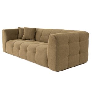Hanah Home Třímístná pohovka Cady 235 cm khaki