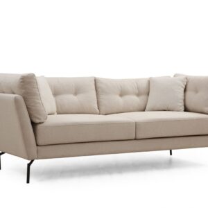 Hanah Home Třímístná pohovka Mapa 214 cm krémová