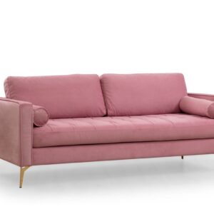 Hanah Home Třímístná pohovka Rome 215 cm růžová