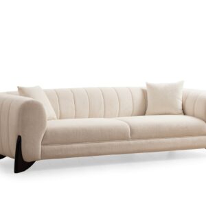 Hanah Home Třímístná pohovka Sandreo 248 cm bílá