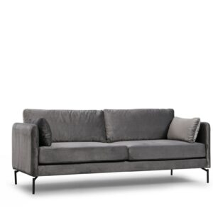 Hanah Home Třímístná pohovka Sino 217 cm šedá