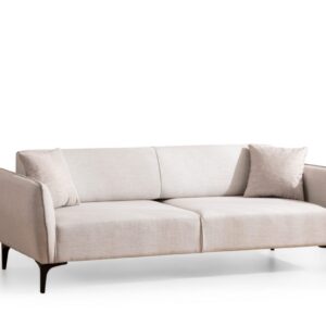 Hanah Home Třímístná rozkládací pohovka Belissimo 220 cm bílá