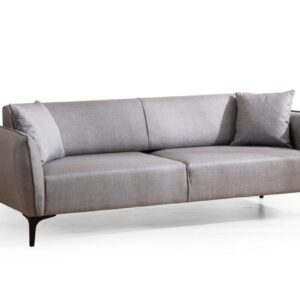 Hanah Home Třímístná rozkládací pohovka Belissimo 220 cm šedá