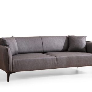 Hanah Home Třímístná rozkládací pohovka Belissimo 220 cm tmavě šedá