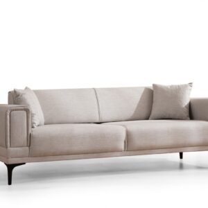 Hanah Home Třímístná rozkládací pohovka Horizon 230 cm ecru