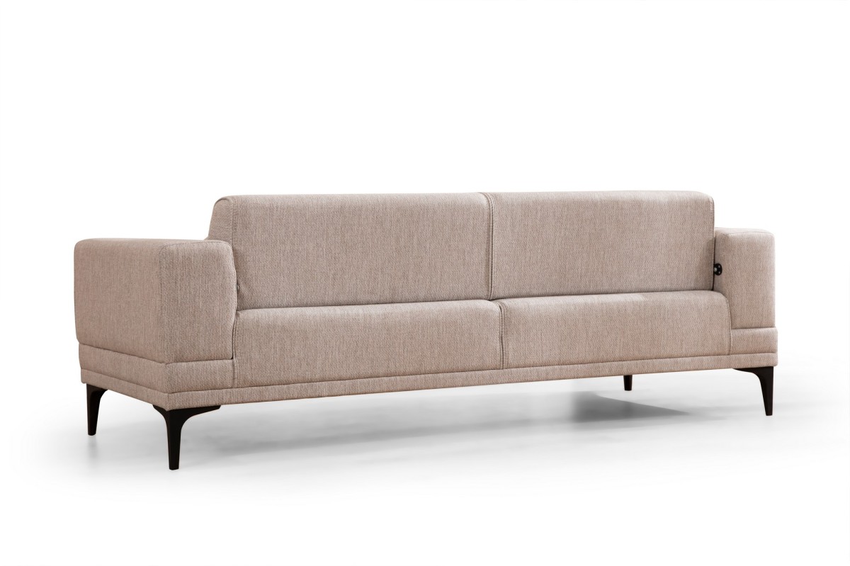 Hanah Home Třímístná rozkládací pohovka Horizon 230 cm světle hnědá - Obrázek 2