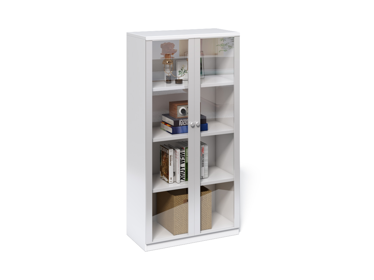 Kancelářská knihovna Houseland Prime Core 01 80 cm bílá