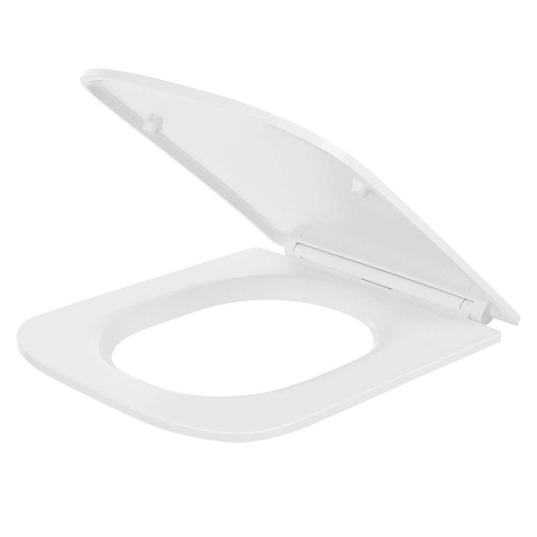Laveo WC prkénko Duroplast Soft Close Kvadrato - ADA_600K