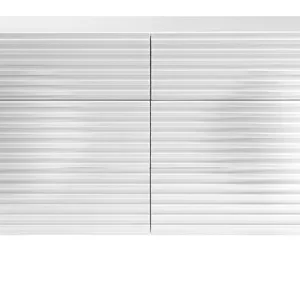 LivinHill Komoda Hudson 160 cm bílá/chrom