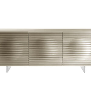 LivinHill Komoda Hudson 180 cm písková/chrom