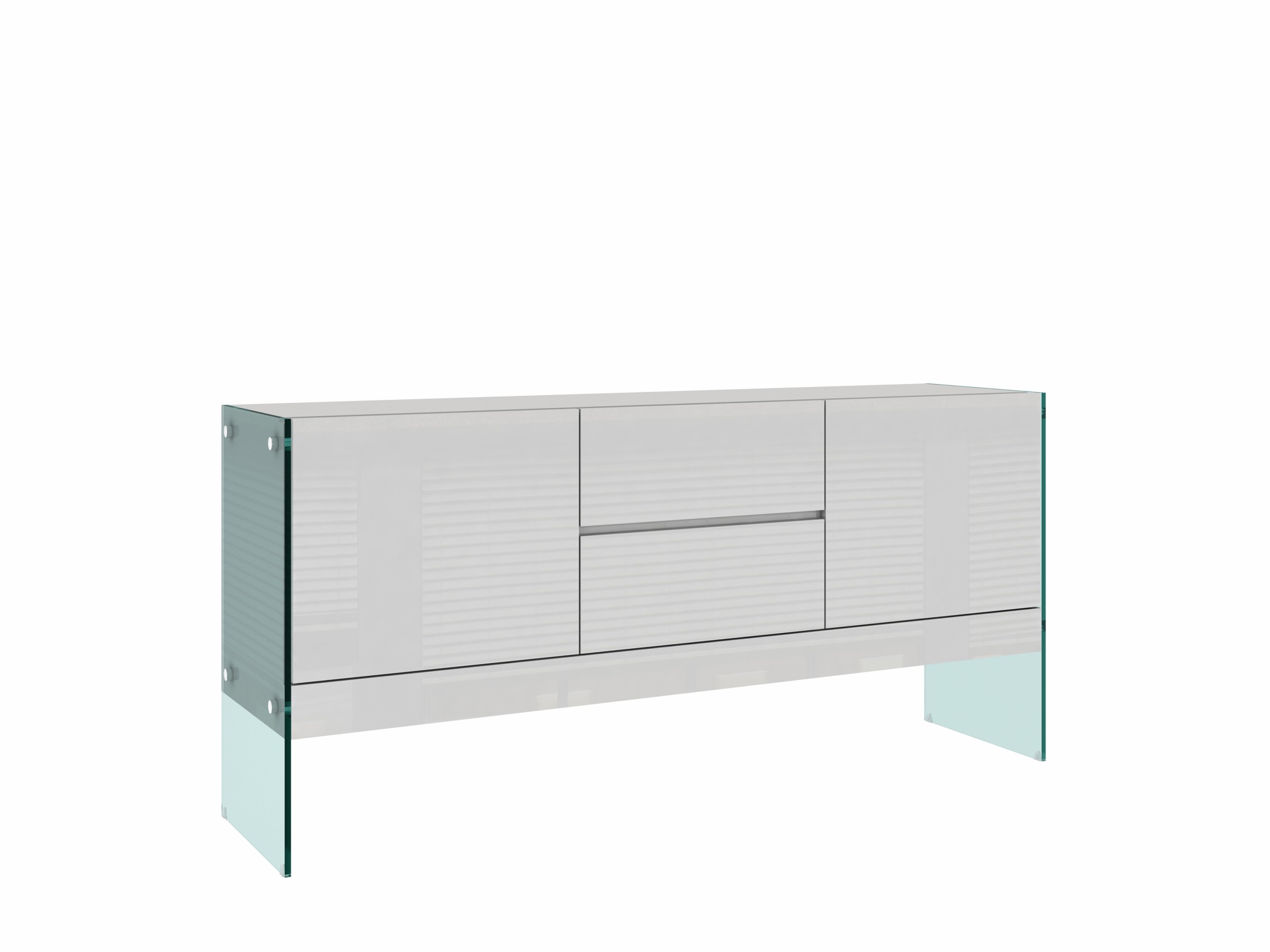 LivinHill Komoda Soho 180 cm bílá