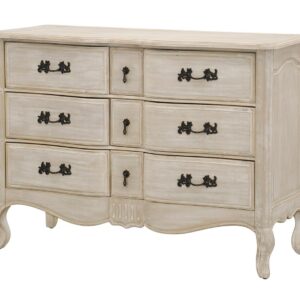 LivinHill Komoda Venezia 127 cm z masivu béžová