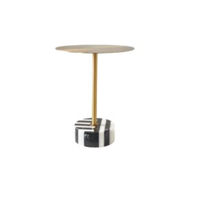 LivinHill Odkládací stolek Modig 35 cm mramor/zlatý