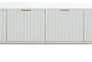 LivinHill TV stolek Stilig ST709 200 cm bílý/zlatý