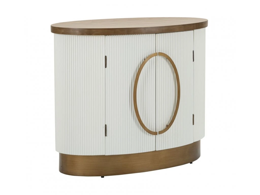 Mauro Ferretti Komoda Tolosa 79 cm bílá/jasan