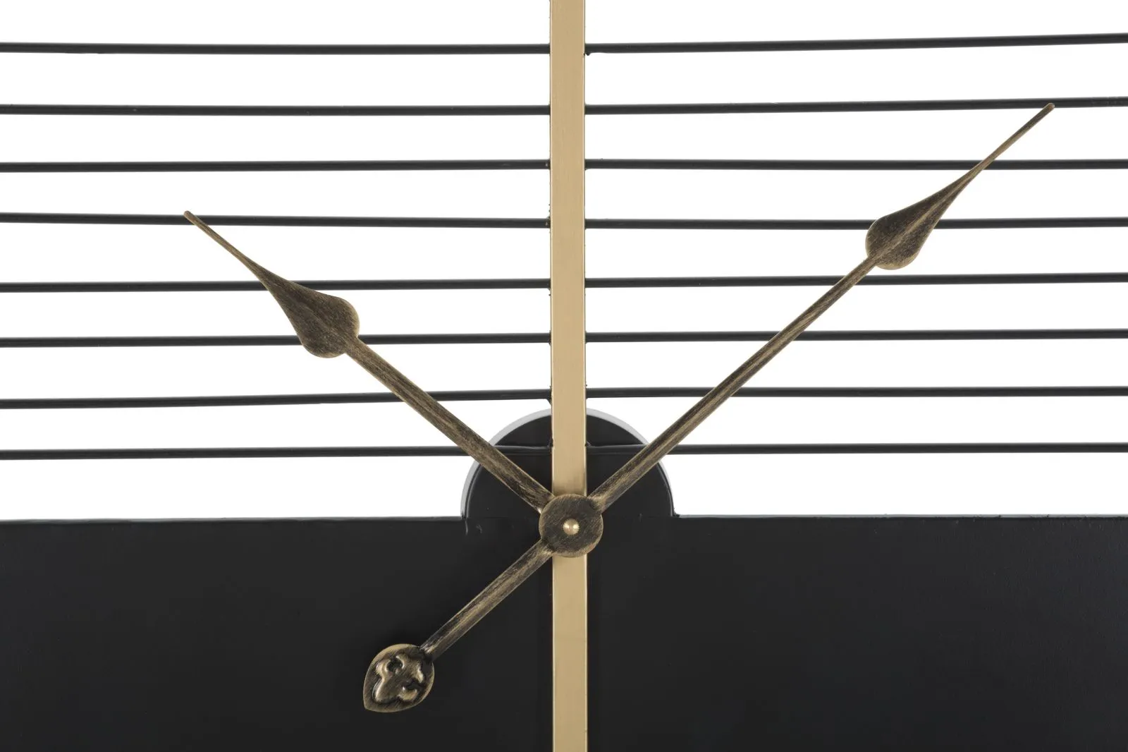 Mauro Ferretti Kovové nástěnné hodiny Stick 60 cm černé/zlaté - Obrázek 2