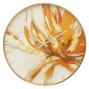 Mauro Ferretti Nástěnné hodiny Glass Toply 60 cm vícebarevné/zlaté