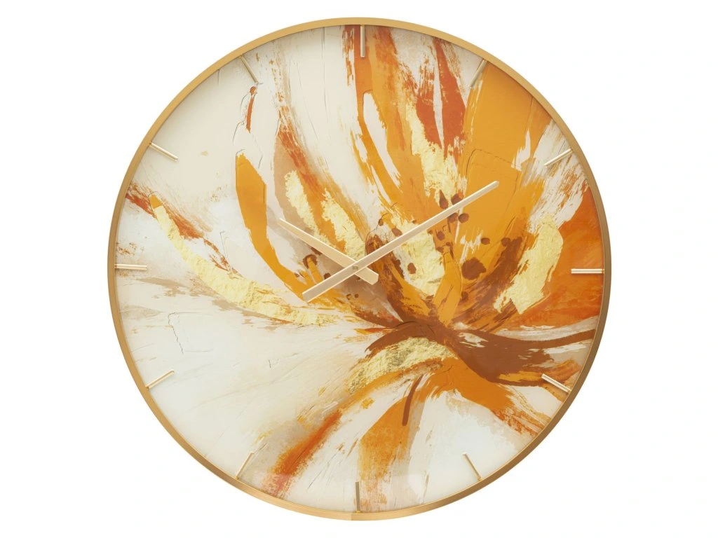 Mauro Ferretti Nástěnné hodiny Glass Toply 60 cm vícebarevné/zlaté