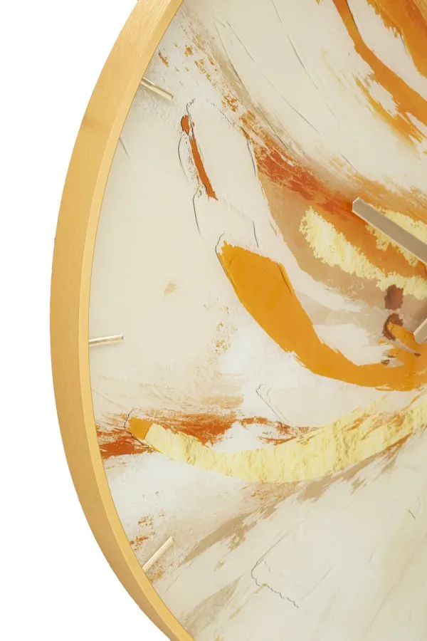 Mauro Ferretti Nástěnné hodiny Glass Toply 80 cm vícebarevné/zlaté - Obrázek 2