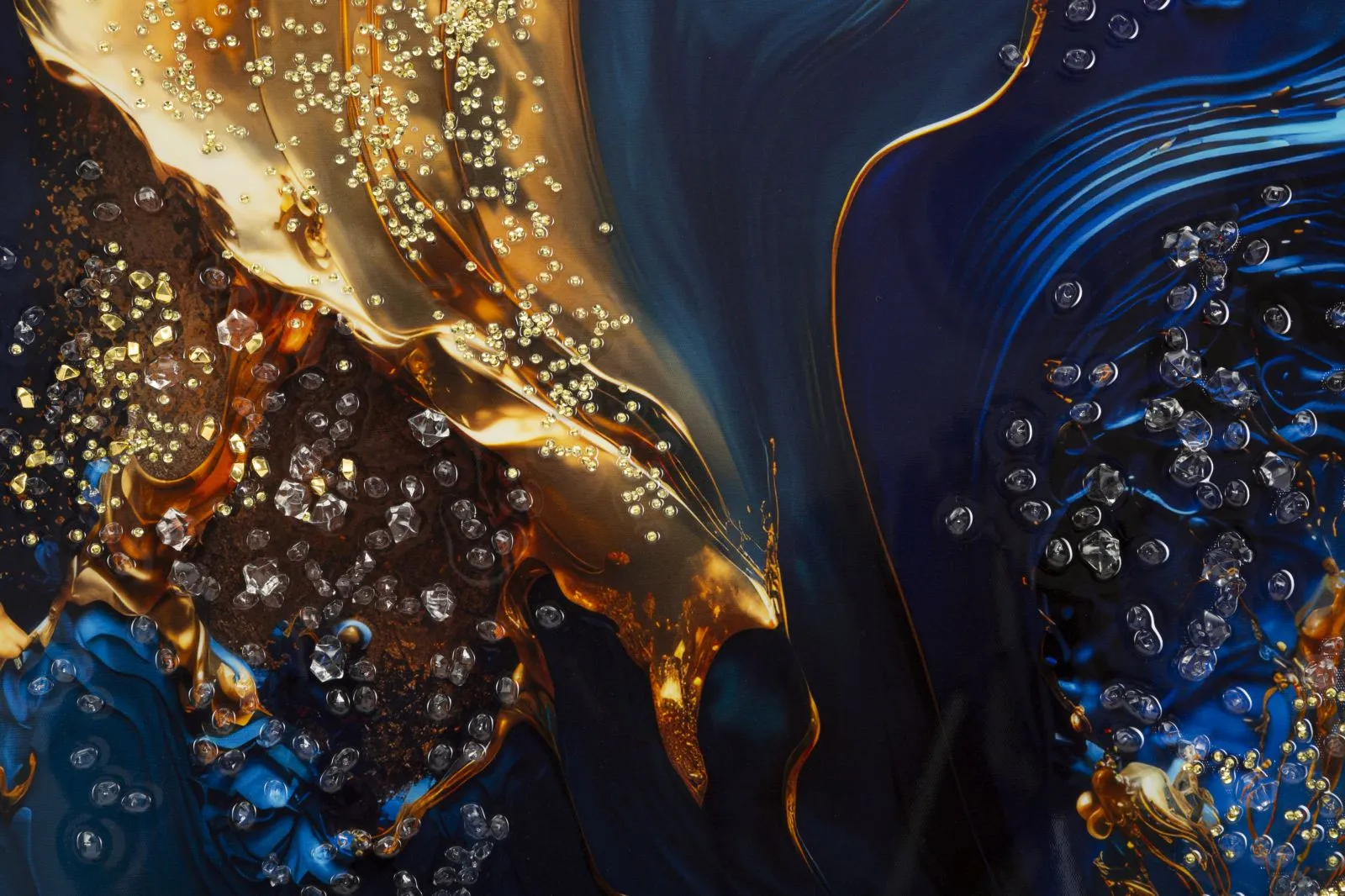 Mauro Ferretti Obraz Andromeda A 60x90 cm modrý/zlatý - Obrázek 2