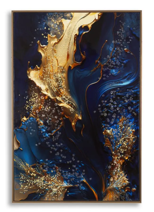 Mauro Ferretti Obraz Andromeda A 60x90 cm modrý/zlatý