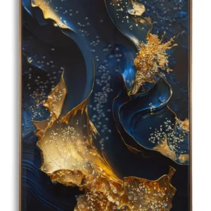 Mauro Ferretti Obraz Andromeda B 60x90 cm modrý/zlatý
