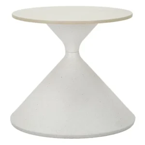 Mauro Ferretti Odkládací stolek White 42 cm mramor/bílý