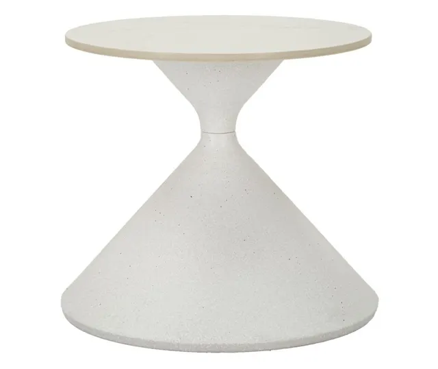 Mauro Ferretti Odkládací stolek White 42 cm mramor/bílý