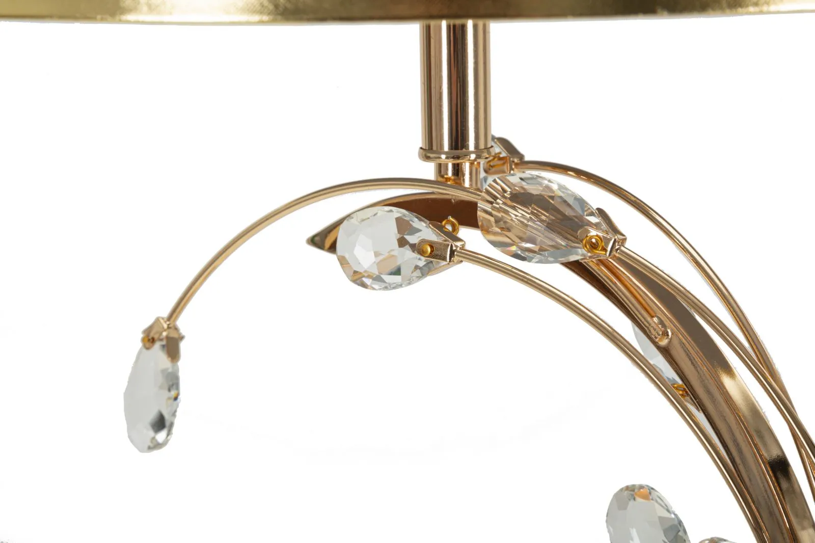 Mauro Ferretti Stolní lampa Bruxelles 65 cm černo-zlatá - Obrázek 2
