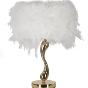 Mauro Ferretti Stolní lampa Cart 47 cm bílo-zlatá